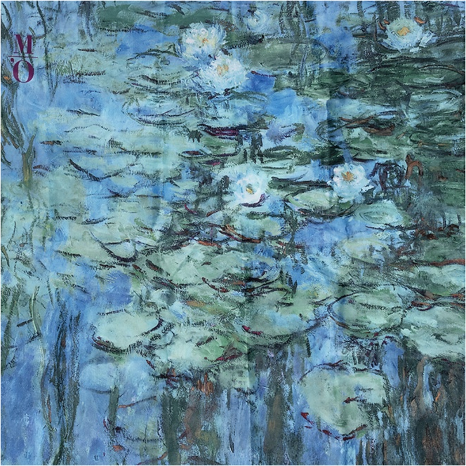 Claude Monet Blue Water Lilies 작품 디테일